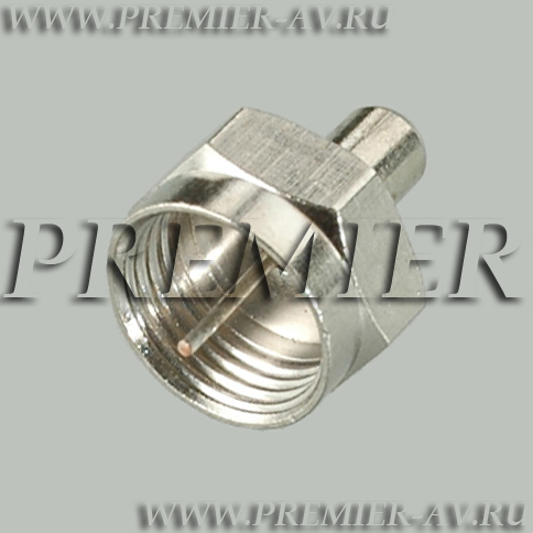4-660 Заглушка F 75 Ом металл