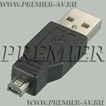6-093 ������� USB A "��" - mini B 4Pin "��"