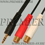 2-212G ������� 3.5�� "��" ������ - 2 x RCA "��" ������� "������������" � ������� 0,3�