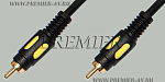 5-100 1.0 Шнур 1 x RCA "шт"- 1 x RCA "шт" "позолоченный" OD5.0мм 1,0м