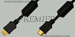 5-813 7.0 Шнур HDMI "шт" - HDMI "шт" 4K/60Гц HDMI 2.0 пластик "позолоченный" OD6.0мм с ферритами 7.0м