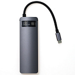 6-948 ������� USB-C Multiport HUB 10 � 1 (1?HDMI 8K30Hz, 2?USB-C, 1?DP 8K30Hz, 3?USB-A, 1?SD, 1?LAN)