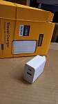 3-814 ������� ������� USB, 220V, 2 ������ (USB "A" � Type-C)