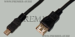 5-941  0.3 ������� USB mini B 5Pin "��" - A "��" 0.3�