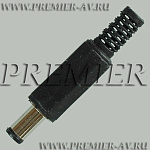 3-208 Разъем питания 5.0х0.7pinх9.5мм "шт" пластик на кабель (CASIO)