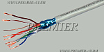 23-530 305 Кабель FTP-4 5E (7x0.16 CCA) экран. витая пара 4 пары 5Е (многожильный 26AWG омедненный) 305м