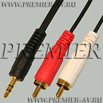 2-214G ������� 3.5�� "��" ������ - 2 x RCA "��" ������� "������������" � ������� 0,3�
