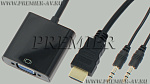 5-983 �������������� ���� HDMI - ����� VGA + Audio L/R