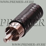 2-196 Переход RCA "шт" - 2.5мм "гн" моно пластик