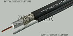 21-460 305 Кабель RG-11/U CU+R BK коаксиальный 75 Ом медный с тросом черный 305м